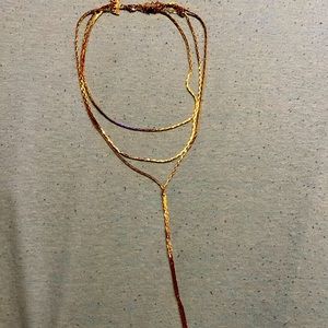 Layered necklace from asos.